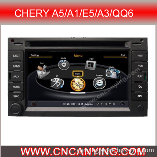 Special Car DVD Player for Chery A5/A1/E5/A3/QQ6 with GPS, Bluetooth. with A8 Chipset Dual Core 1080P V-20 Disc WiFi 3G Internet (CY-C015)